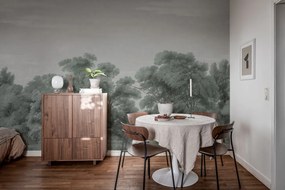 Fototapet, Whispering Forest, Blue, Rebel Walls