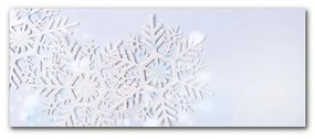 Tablou pe sticla acrilica Fulgi de zăpadă, iarnă, zăpadă