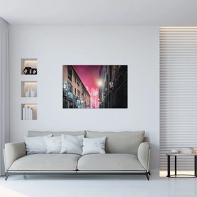 Tablou - Artificii din Marseille (90x60 cm)