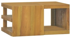 Dulap pentru baie de perete, 60x45x30 cm, lemn masiv de tec 60 x 45 x 30 cm, 1