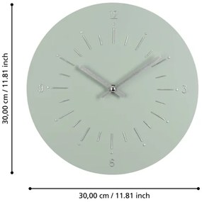 Ceas de perete Eglo 425511 TAKAHAGI 1xAA d. 30 cm verde