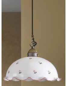 Lustră pe cablu NONNA 1xE27/75W/230V roșu Kolarz 731.30.71