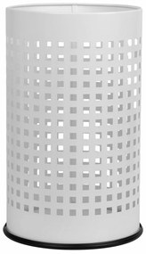Alda Coș de gunoi Officer perforat 18 l, alb, 18 l