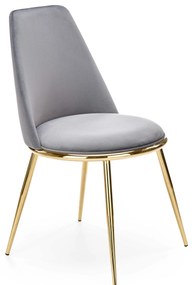 Scaun de sufragerie Kincardine (gri + auriu). 1039695