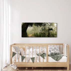 Tablou cu ceața de dimineața (120x50 cm)