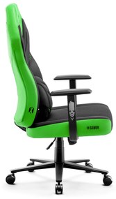 Scaun gaming din material Diablo X-Gamer: green emerald