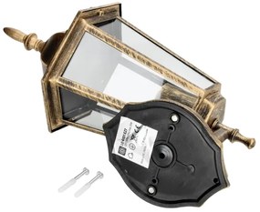 Aplică de exterior 1xE27/60W/230V IP44 aurie