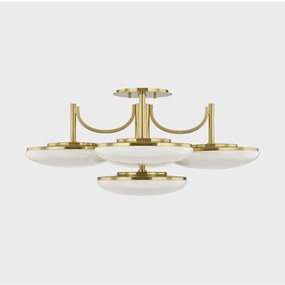 Lustra Aplicata LED, Sticla Gravata, Design Lux, Alama, Bregman