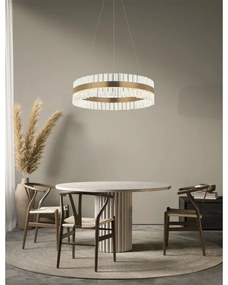 Lustră LED pe cablu dimabilă LED/56W/230V auriu Zambelis 22039