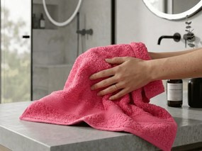 Prosop CLARYSSE ELEGANCE 60x110 cm coral, 100% bumbac