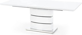 Masa living extensibila NOBEL, alb, 160/200x90x75 cm