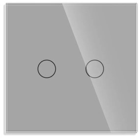 Intrerupator Dublu cu Touch din Sticla LUXION, protocol ZigBee