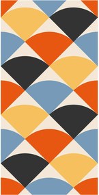 Tapet - Abstracție geometrică colorată III.