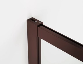 Usa culisanta de dus in nisa, 1300 mm, bordeaux metal, doua elemente, Ronal Oriana Bordeaux metal, 1300 mm