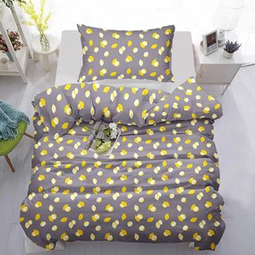 Lenjerie de pat din bumbac Culoare gri, LEMON