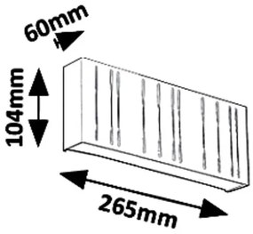 Rabalux 8874 - Aplică perete exterior LED MARIBOR LED/12W/230V IP65