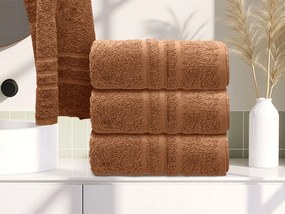 Prosop Classic 50 x 100 cm maro, 100% bumbac