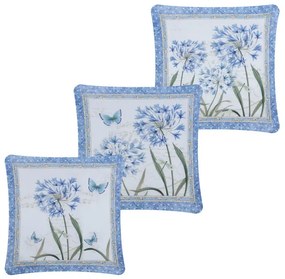 Set fețe de pernuță ALBĂSTRELE 3 buc 40 x 40 cm