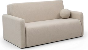 Canapea extensibilă cu 3 locuri și spațiu de depozitare Nido 140 cm - bouclé bej deschis Quelle 03