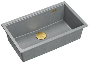 Chiuveta din granit Logan 110 gri metalic