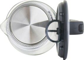 Fierbator cu LED albastru Zilan ZLN1796, 1.7L, 2200 W, transparent