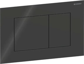 Clapeta actionare dubla rezervor wc, sticla neagra, Geberit Sigma40 Sticla neagra