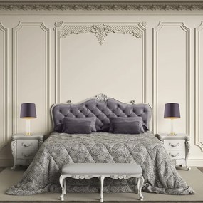 Veioza eleganta realizata din alama Hampton, pruna-violet