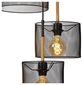 Lustră pe cablu BASKETT 3xE27/40W/230V Lucide 45459/03/30