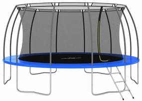 vidaXL Set trambulină rotundă, 488x90 cm, 150 kg