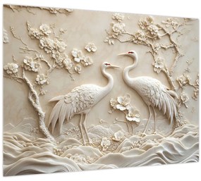Tablou pe sticlă - Model Chinezesc (70x50 cm)