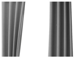 Draperie semi-opacă gri 250x100 - Mila Home