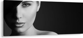 Tablou - Portretul femeii cu pălărie (120x50 cm)