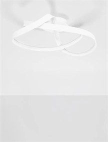 Lustra aplicata LED CCT OLIA aluminiu alb