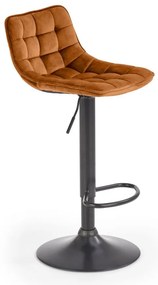 Scaun de bar H95 velvet cinnamon
