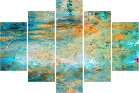 Tablou - Abstract albastru (150x105 cm)