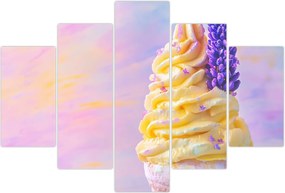 Tablou - Înghețată cu lavandă (150x105 cm)