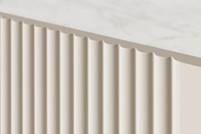 Noptiera suspendata Malmi 45 cm cu sertar - cashmir / crema bianca / gold