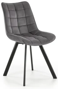Scaun de bucaterie Jordan, gri/negru
