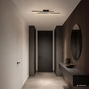 Rabalux 71528 - Plafonieră LED LIRIEN LED/18W/230V 3000K neagră