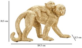 Statuetă din polirășină (înălțime 18,5 cm) Monkey Mom – Mauro Ferretti