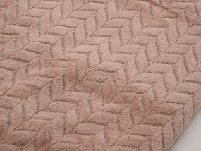 Patura din microplus Culoare roz vintage, DELORA 150x200 cm