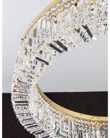 Lustra cristal Asfour design modern de lux Ring 24K 110cm gold plated