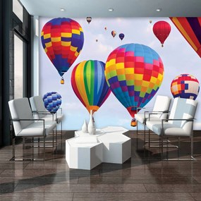 Fototapet - Baloane cu aer cald (152,5x104 cm), în 8 de alte dimensiuni noi