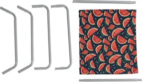 Sezlong pliabil de plaja SAND MELON, colorat