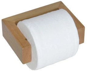 Suport de perete din lemn de stejar pentru hârtie igienică, Wireworks Mezza