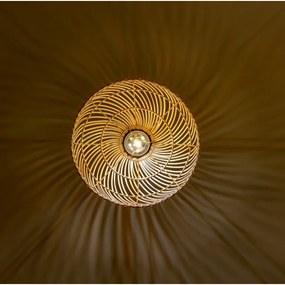 Brilagi - Lustră LED suspendată pe cablu CERIA BOHO 1xE27/40W/230V Ø 40 cm ratan