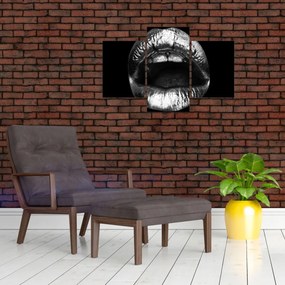 Tablou - Buze lucioase (90x60 cm)