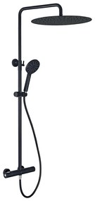 Set de duș cu baterie termostatică BATH DELUXE 31-120-13-63-00 DRAGOR negru mat