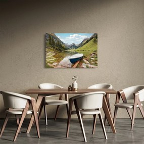 Tablou - Seealpsee, lac din Elveția (90x60 cm)