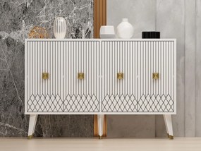 Dulap Pepolo (alb + auriu) . 1093391